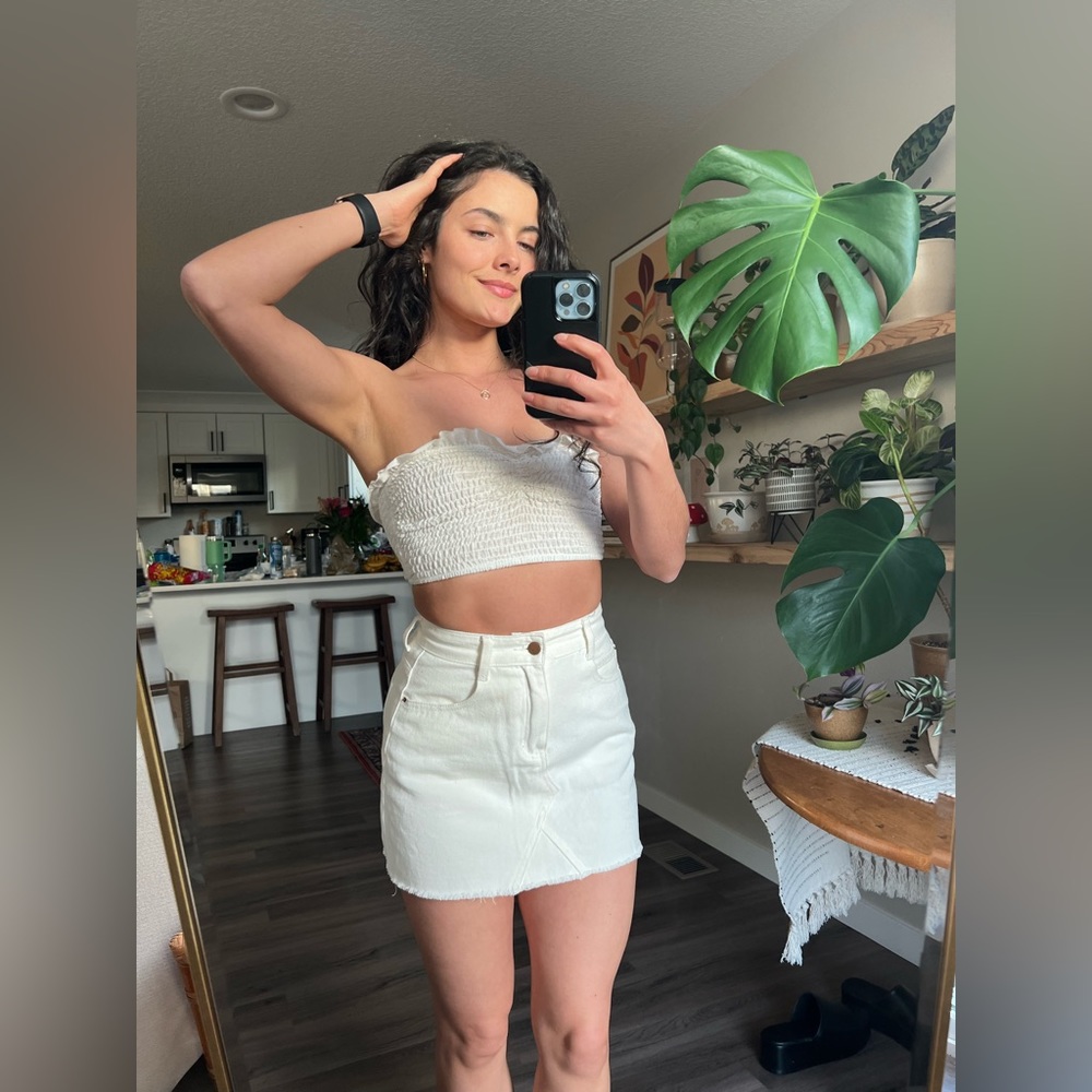 Princess Polly White Skirt